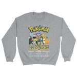 Pokemon 5 Classic Unisex Crewneck Sweatshirt