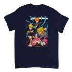 Anime Friends 3 Heavyweight Unisex Crewneck T-shirt