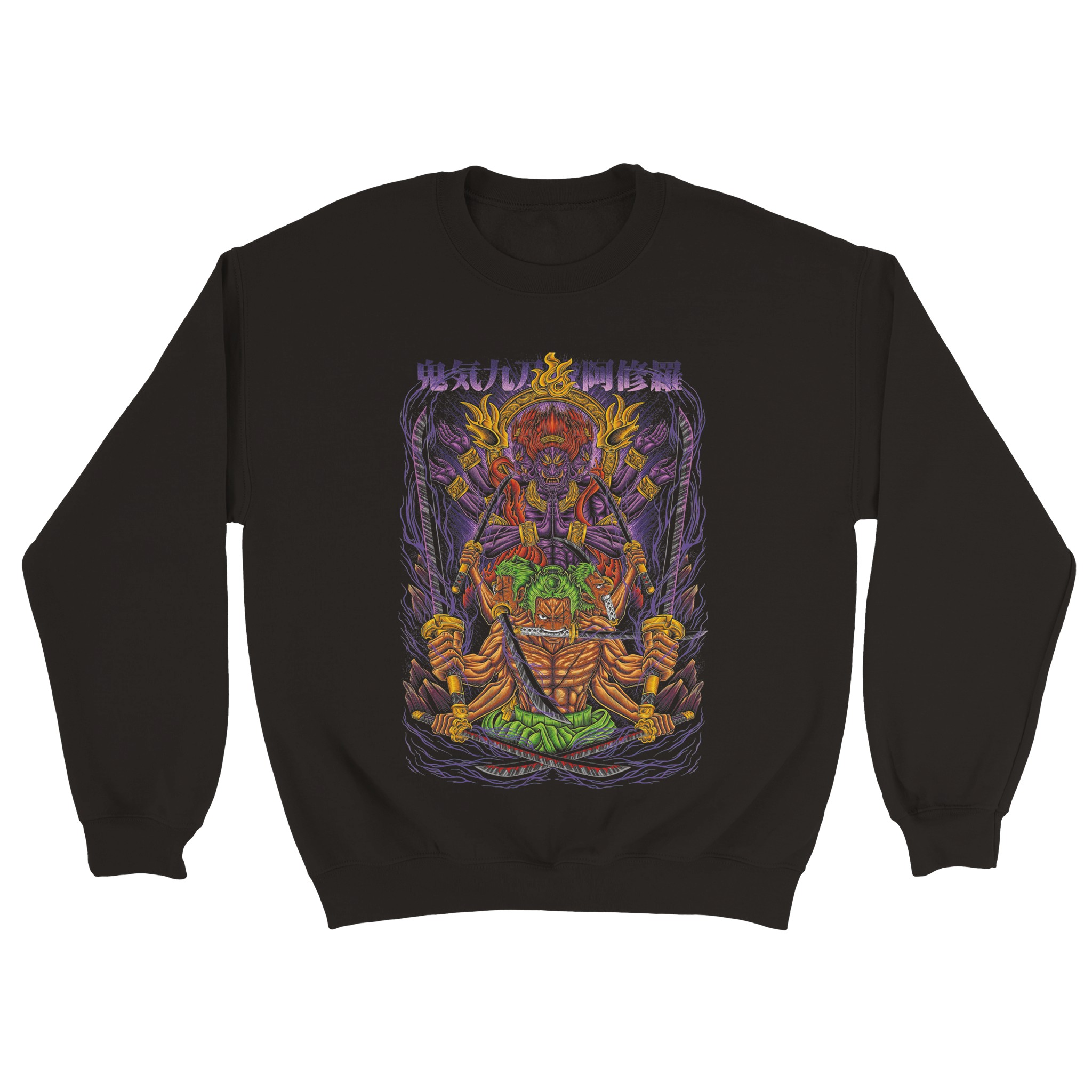 One Piece Zoro 2 Classic Unisex Crewneck Sweatshirt One Piece Zoro 2 Classic Unisex Crewneck Sweatshirt