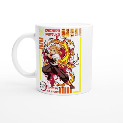 Demon Slayer 60 White 11oz Ceramic Mug