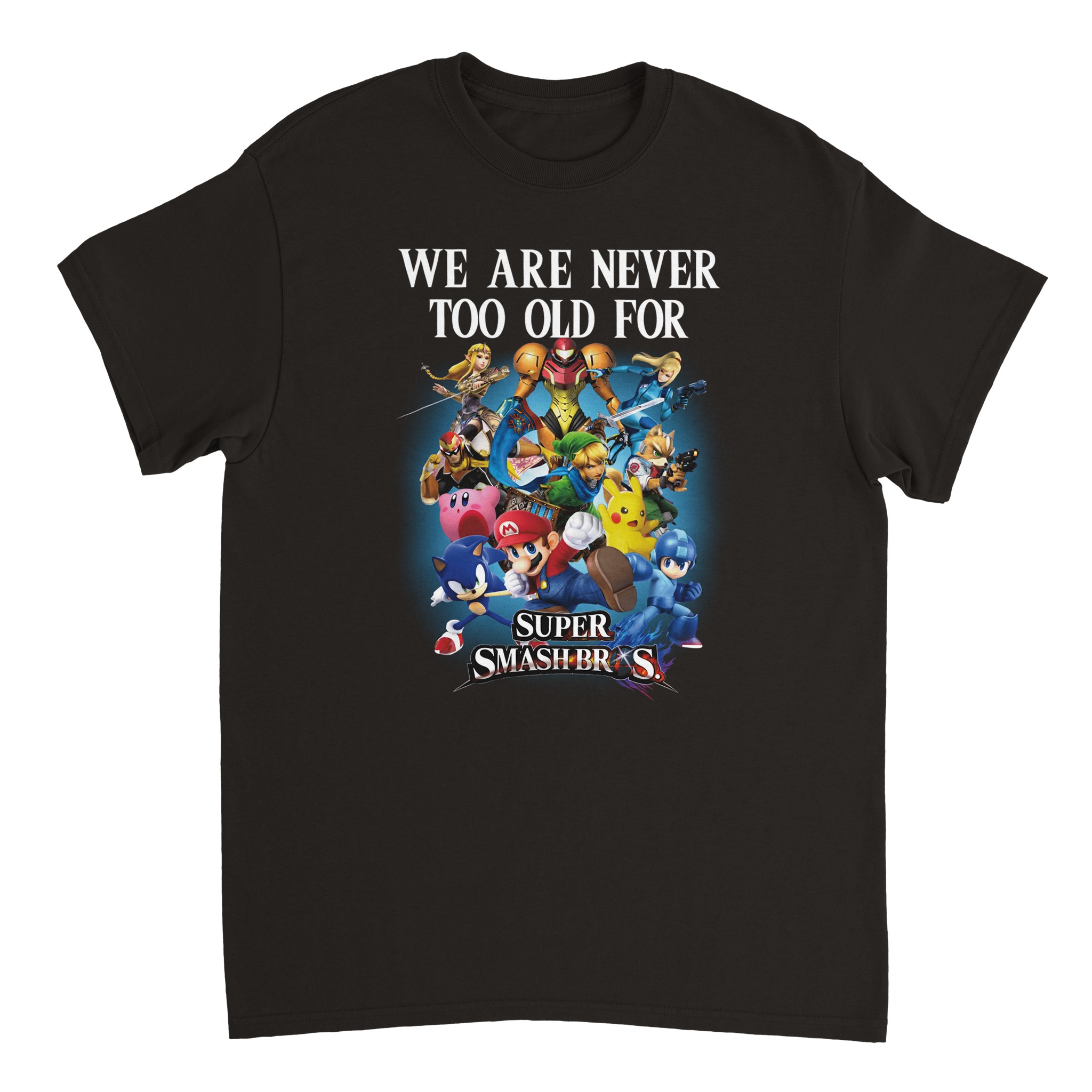 Super Smash Bros Heavyweight Unisex Crewneck T-shirt Super Smash Bros Heavyweight Unisex Crewneck T-shirt