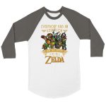 Zelda 3 Unisex 3/4 sleeve Raglan T-shirt