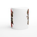 Samurai 11 White 11oz Ceramic Mug