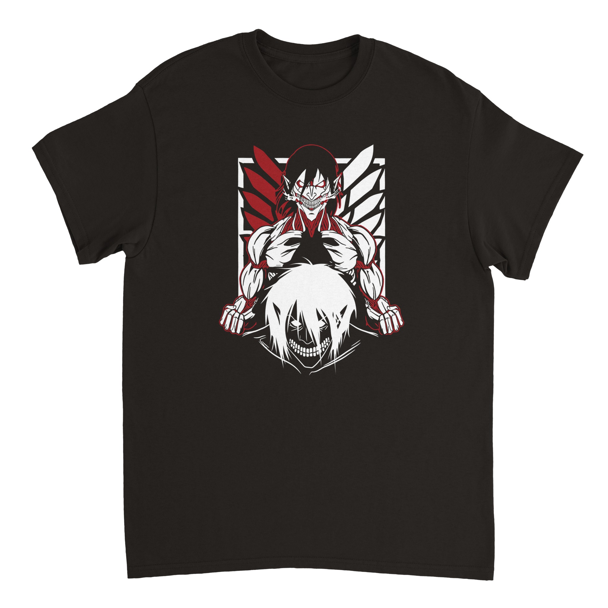 Attack On Titan 13 Heavyweight Unisex Crewneck T-shirt Attack On Titan 13 Heavyweight Unisex Crewneck T-shirt