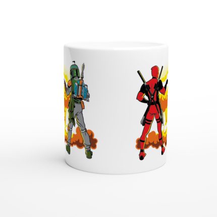Deadpool White 11oz Ceramic Mug
