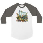 Zelda 1 Unisex 3/4 sleeve Raglan T-shirt