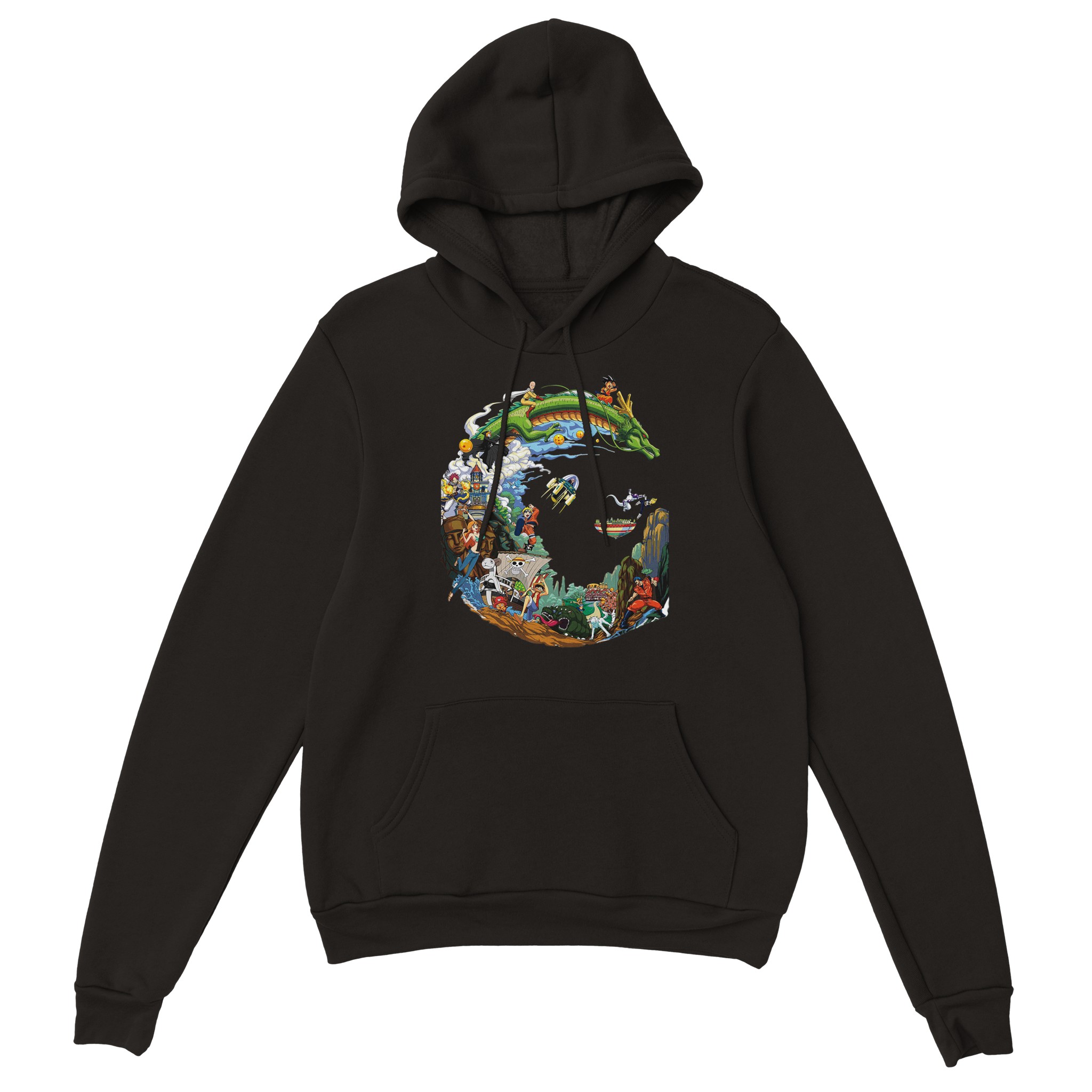 Anime Friends 1 Classic Unisex Pullover Hoodie Anime Friends 1 Classic Unisex Pullover Hoodie