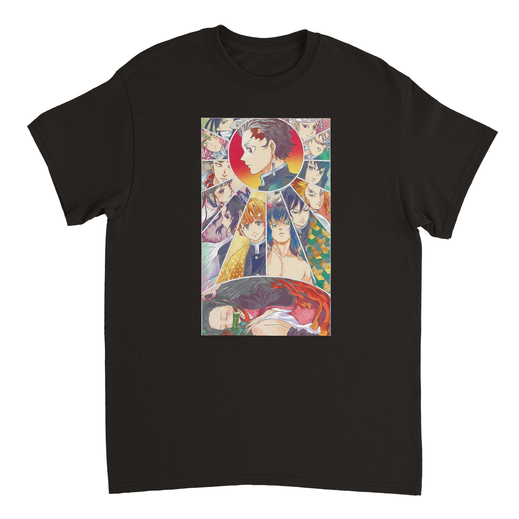 Demon Slayer 7 Heavyweight Unisex Crewneck T-shirt Demon Slayer 7 Heavyweight Unisex Crewneck T-shirt