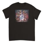 Marvel 8 Heavyweight Unisex Crewneck T-shirt