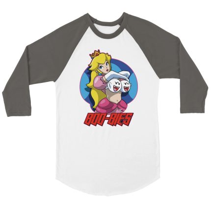Super Mario 8 Unisex 3/4 sleeve Raglan T-shirt