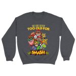Super Smash Bros 1 Classic Unisex Crewneck Sweatshirt