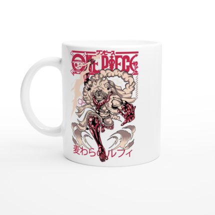 One Piece 48 White 11oz Ceramic Mug