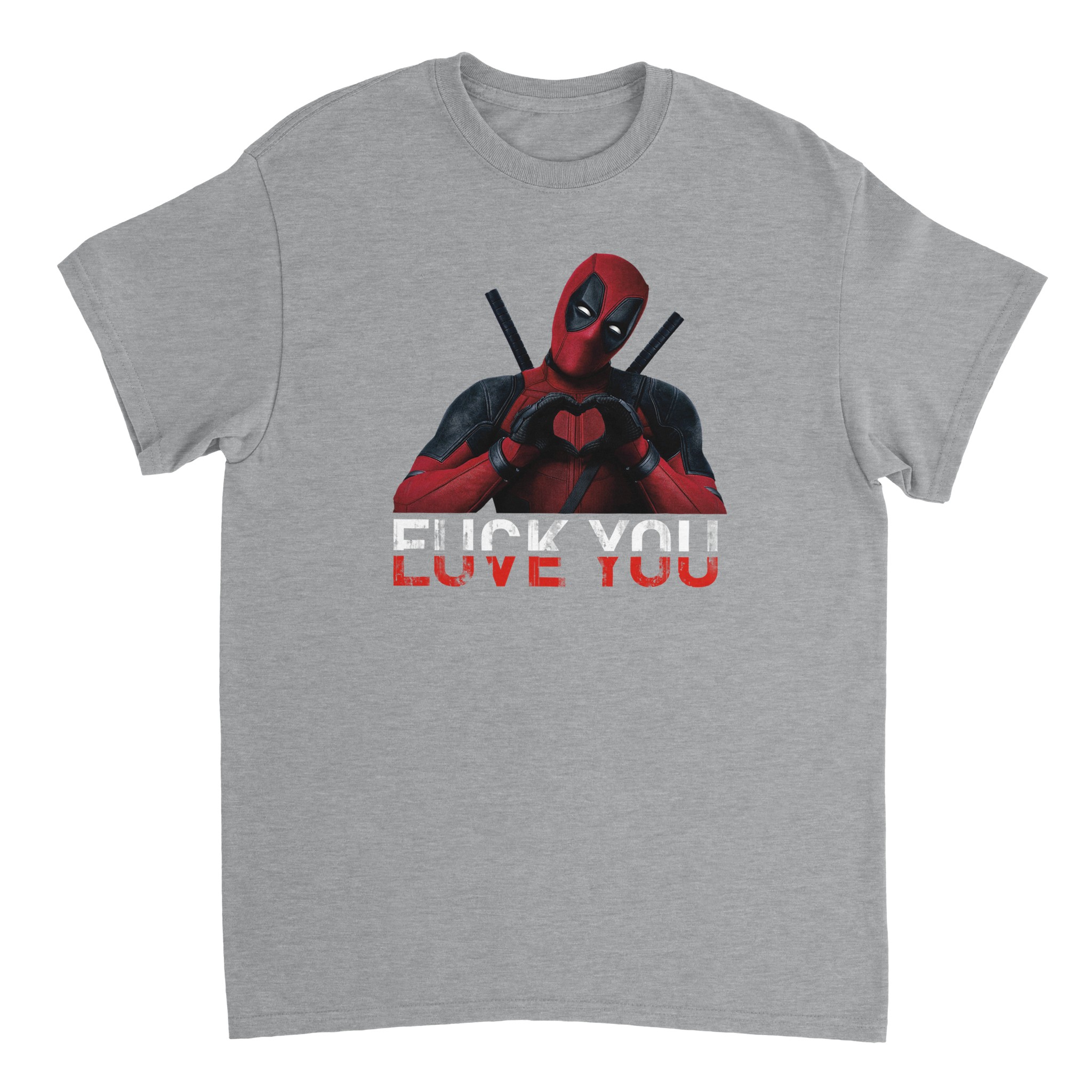 Deadpool 3 Heavyweight Unisex Crewneck T-shirt Deadpool 3 Heavyweight Unisex Crewneck T-shirt