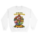 Super Smash Bros 1 Classic Unisex Crewneck Sweatshirt