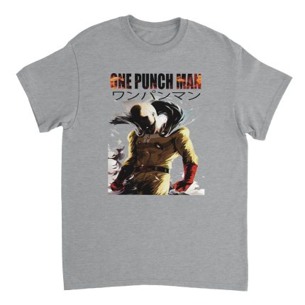 One Punch Man Saitama Heavyweight Unisex Crewneck T-shirt