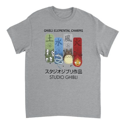 Studio Ghibli 5 Heavyweight Unisex Crewneck T-shirt