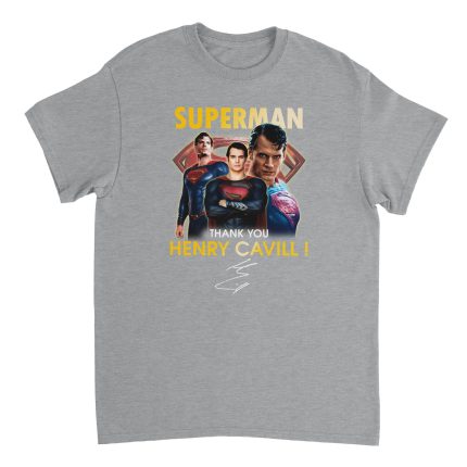 Superman Heavyweight Unisex Crewneck T-shirt