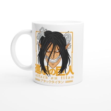 Attack On Titan 2 White 11oz Ceramic Mug