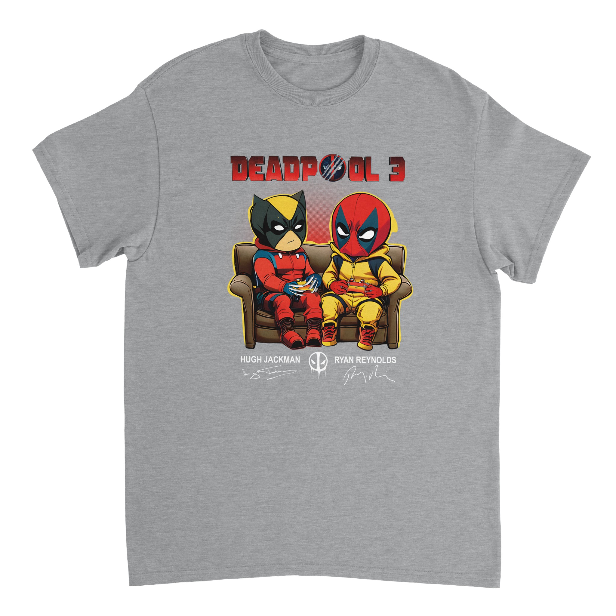 Deadpool 5 Heavyweight Unisex Crewneck T-shirt Deadpool 5 Heavyweight Unisex Crewneck T-shirt