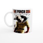 One Punch Man Saitama White 11oz Ceramic Mug