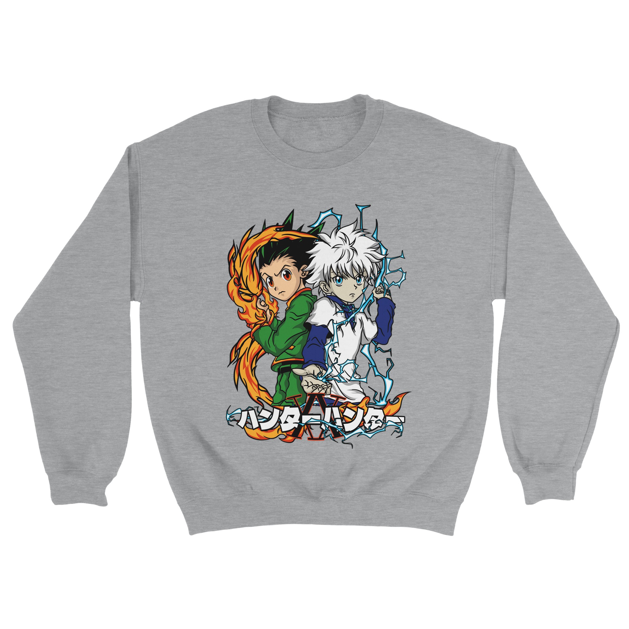 Hunter X Hunter 4 Classic Unisex Crewneck Sweatshirt Hunter X Hunter 4 Classic Unisex Crewneck Sweatshirt