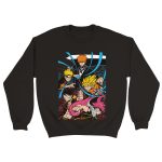 Anime Friends 3 Classic Unisex Crewneck Sweatshirt