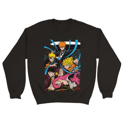 Anime Friends 3 Classic Unisex Crewneck Sweatshirt