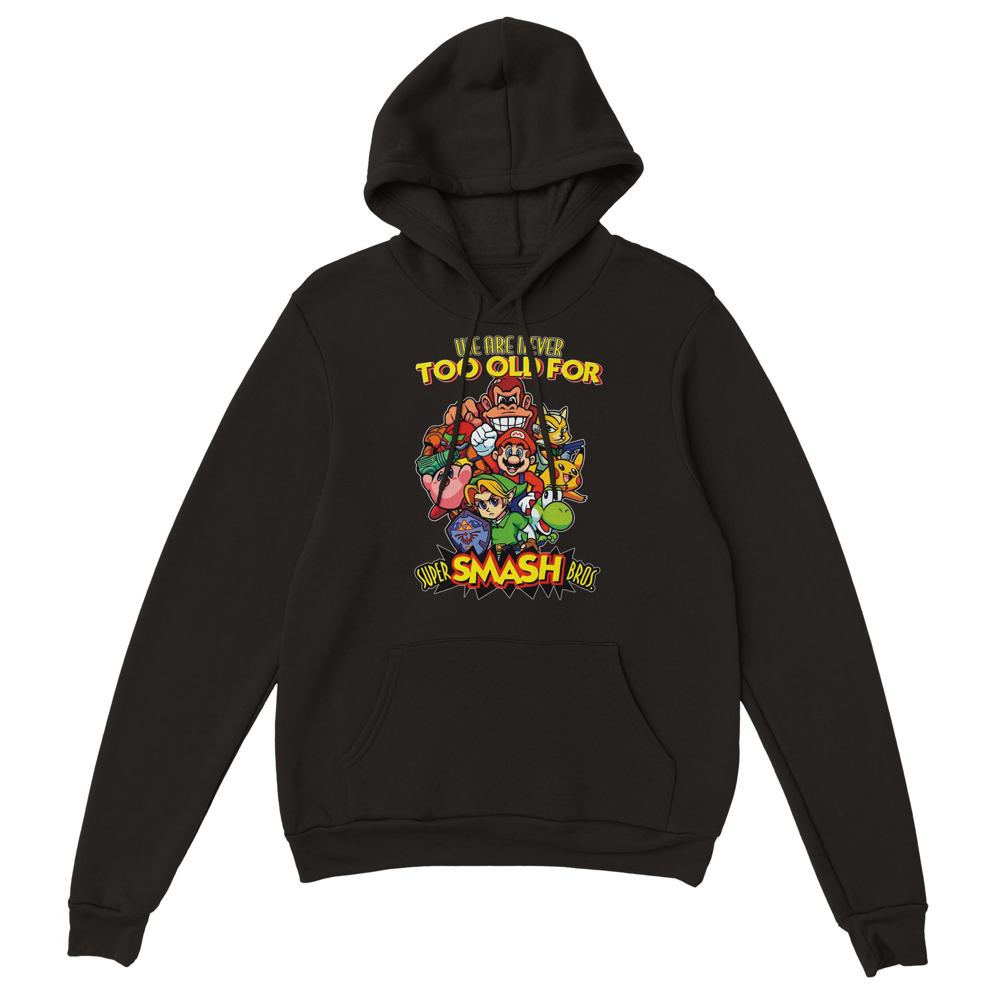 Super Smash Bros 1 Classic Unisex Pullover Hoodie Super Smash Bros 1 Classic Unisex Pullover Hoodie