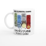Studio Ghibli 5 White 11oz Ceramic Mug