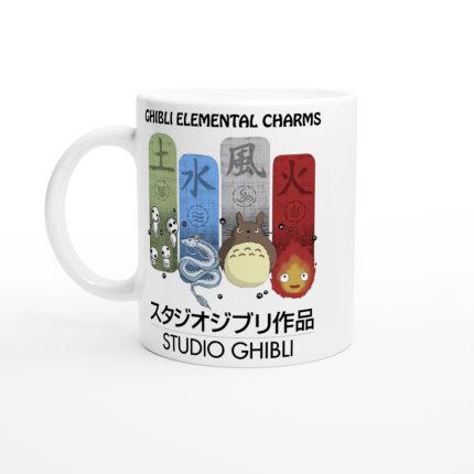 Studio Ghibli 5 White 11oz Ceramic Mug