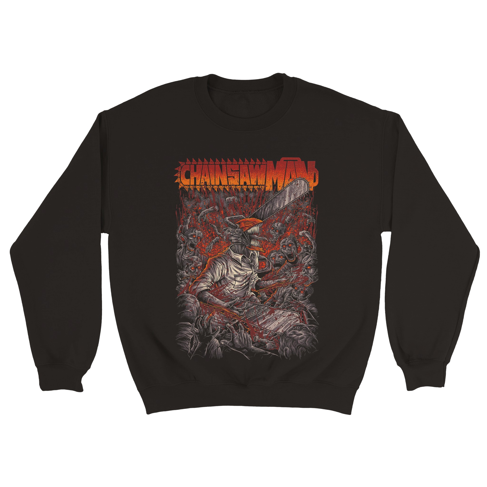 Chainsaw Man 7 Classic Unisex Crewneck Sweatshirt Chainsaw Man 7 Classic Unisex Crewneck Sweatshirt