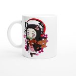 Demon Slayer Nezuko 2 White 11oz Ceramic Mug