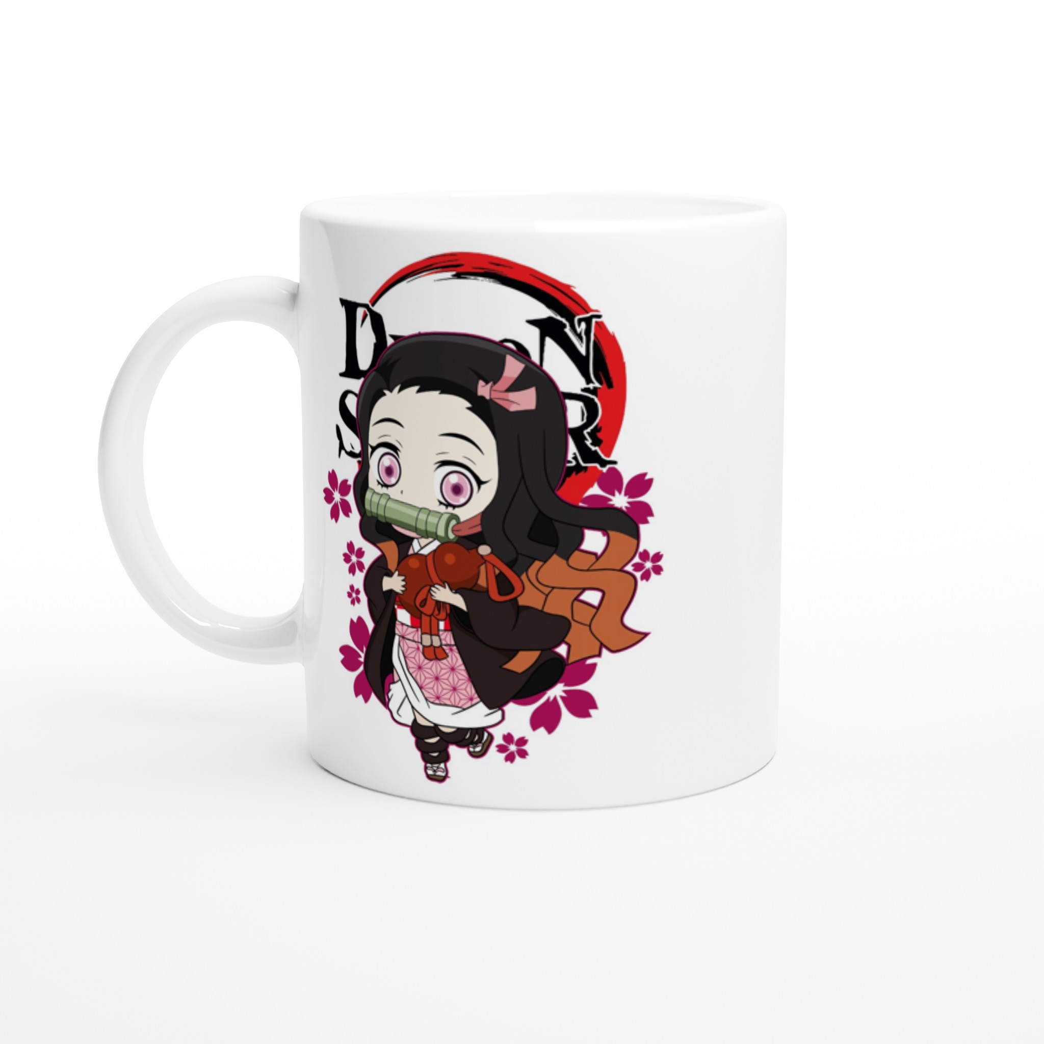 Demon Slayer Nezuko 2 White 11oz Ceramic Mug Demon Slayer Nezuko 2 White 11oz Ceramic Mug