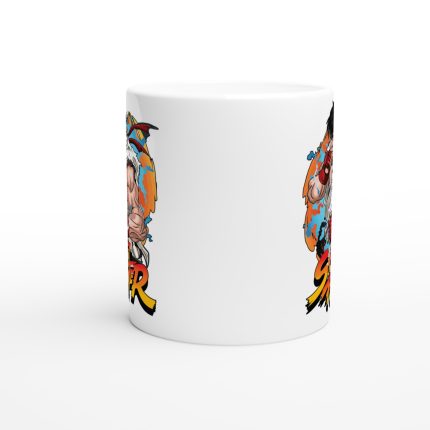Street Fighter 4 White 11oz Ceramic Mug