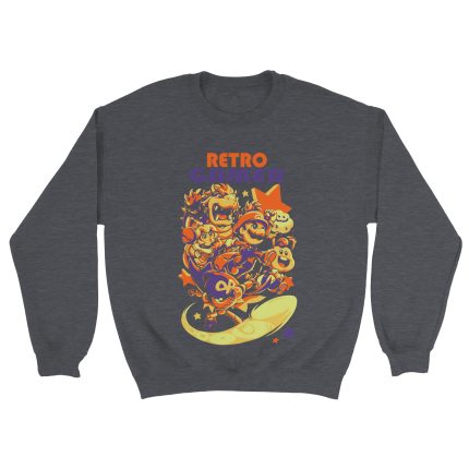 Super Mario 9 Classic Unisex Crewneck Sweatshirt