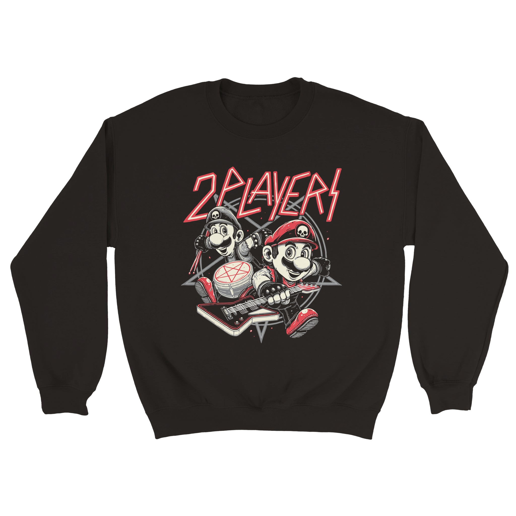 Super Mario 5 Classic Unisex Crewneck Sweatshirt Super Mario 5 Classic Unisex Crewneck Sweatshirt