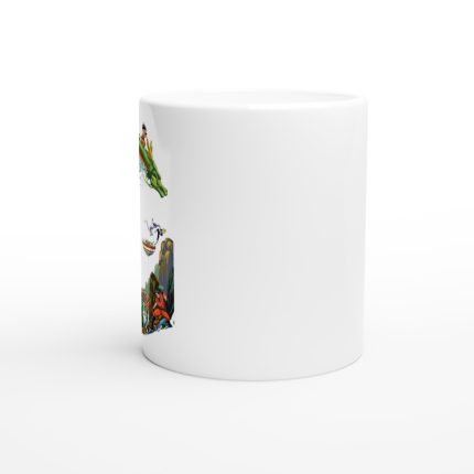 Dragon Ball Z 3 White 11oz Ceramic Mug