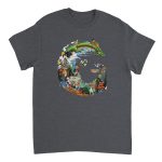 Anime Friends 1 Heavyweight Unisex Crewneck T-shirt